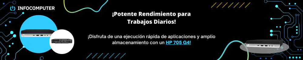 Compra el Ordenador HP 705 G4 Mini y aumenta tu productividad en la oficina
